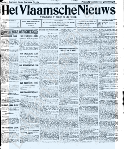 Eerste pagina voorbeeld