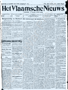 Eerste pagina voorbeeld