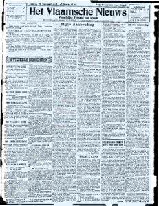 Eerste pagina voorbeeld