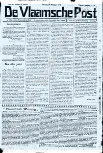 Eerste pagina voorbeeld