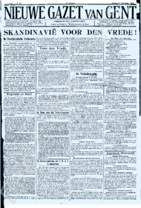 Eerste pagina voorbeeld