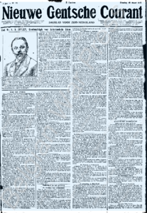 Eerste pagina voorbeeld