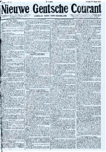 Eerste pagina voorbeeld