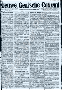 Eerste pagina voorbeeld