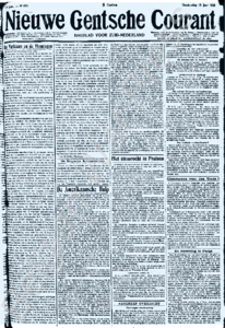 Eerste pagina voorbeeld