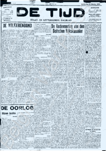 Eerste pagina voorbeeld