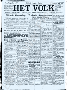 Eerste pagina voorbeeld