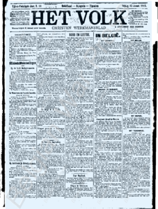 Eerste pagina voorbeeld