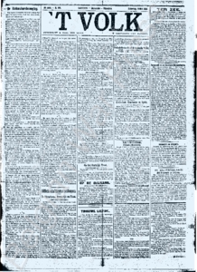 Eerste pagina voorbeeld