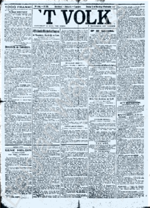 Eerste pagina voorbeeld