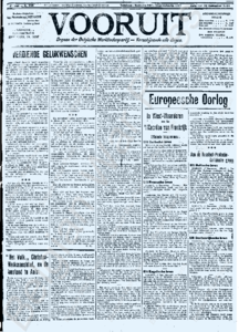 Eerste pagina voorbeeld