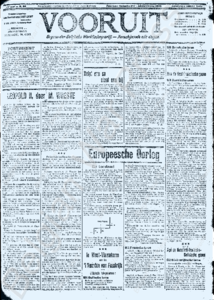 Eerste pagina voorbeeld