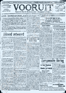 Eerste pagina voorbeeld